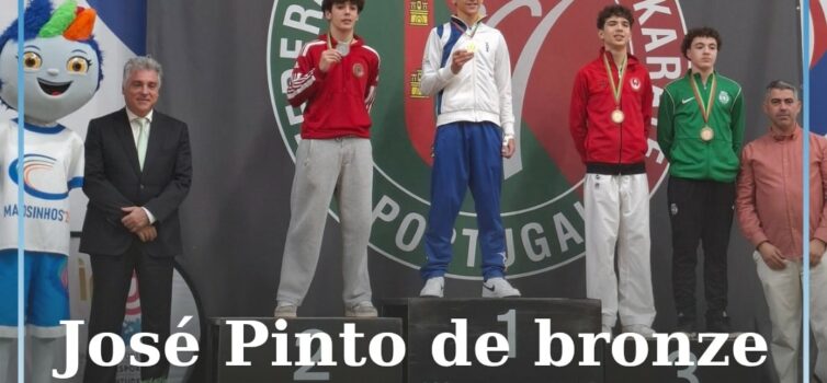 José Pinto conquista bronze no Campeonato Nacional de Karate