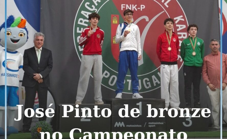 José Pinto conquista bronze no Campeonato Nacional de Karate