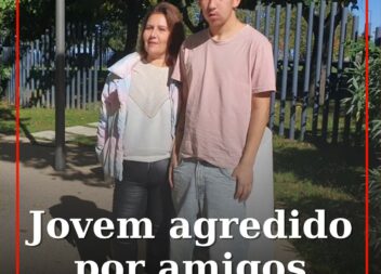 Jovem agredido por amigos