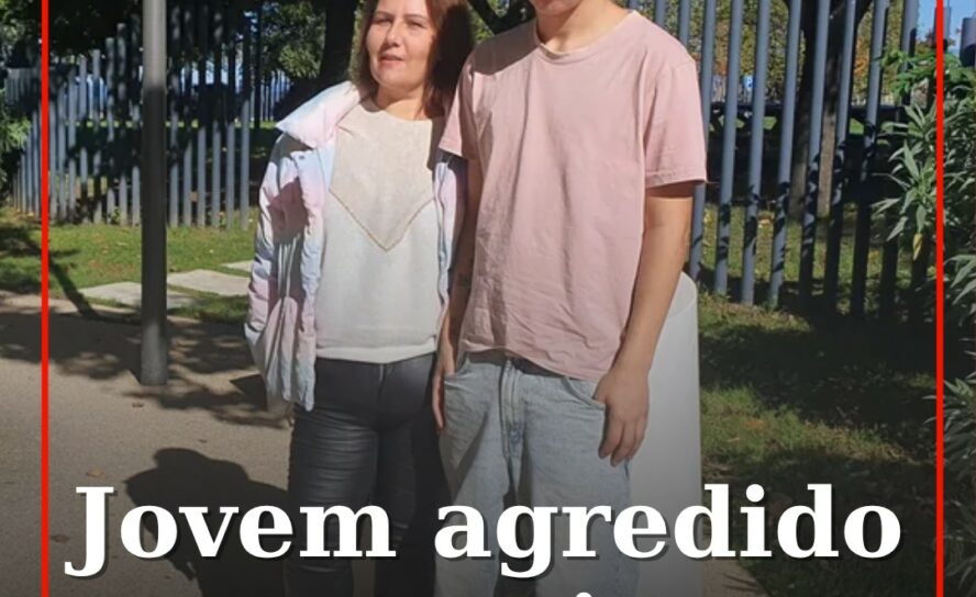 Jovem agredido por amigos