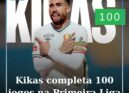 Kikas alcança a marca dos 100 jogos na Primeira Liga