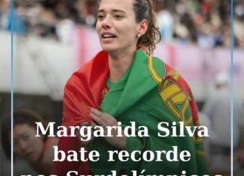 Margarida Silva conquista ouro e estabelece recorde nos Surdolímpicos de Tóquio