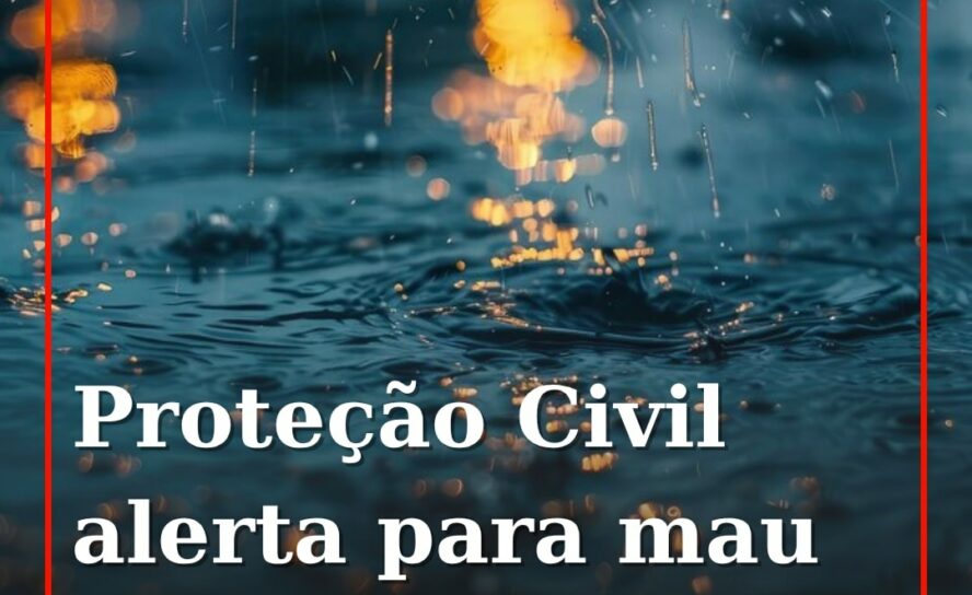 Mau tempo agrava-se em Portugal: Proteção Civil lança aviso à população