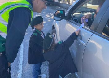 Mini guardas em ação em Tinalhas