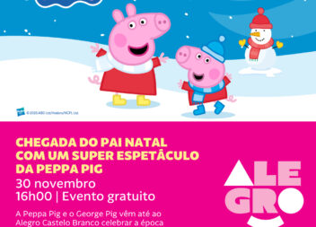 O Alegro Castelo Branco dá as boas-vindas à época mais mágica do ano com a Chega