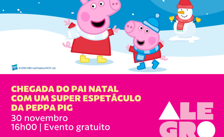O Alegro Castelo Branco dá as boas-vindas à época mais mágica do ano com a Chega