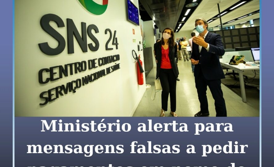 O Ministério da Saúde alertou na terça-feira para mensagens e sites falsos que s