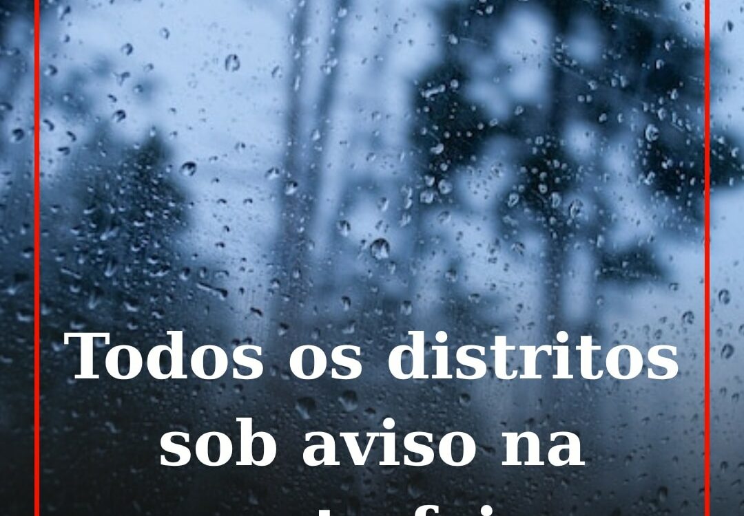 O mau tempo previsto para quarta-feira fez o Instituto Português do Mar e da Atm