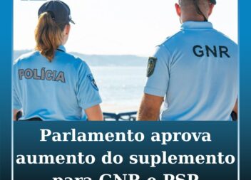 Parlamento aprova aumento do suplemento de patrulha para GNR e PSP