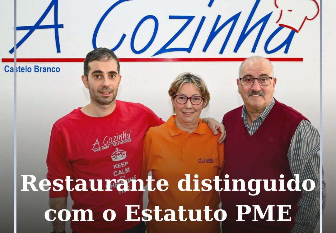 Restaurante A Cozinha distinguido com o Estatuto PME Excelência 2024