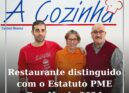 Restaurante A Cozinha distinguido com o Estatuto PME Excelência 2024