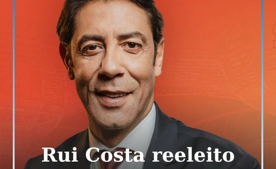 Rui Costa foi reeleito presidente do Benfica