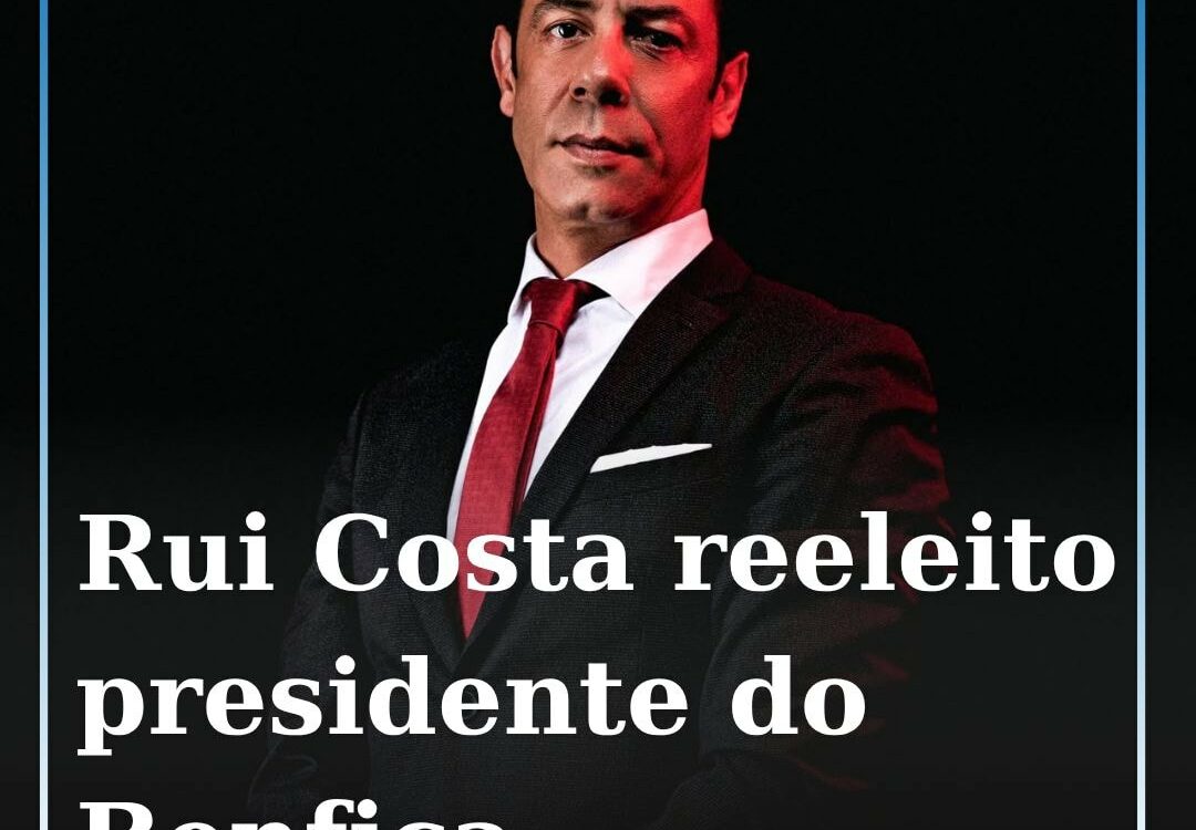 Rui Costa reeleito presidente do Benfica com 65,89% dos votos