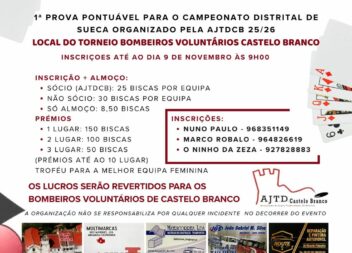 Torneio de Sueca Solidário em Castelo Branco