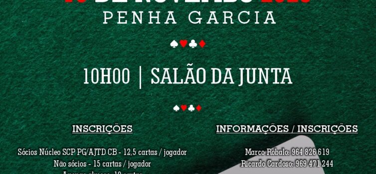 Torneio de Sueca em Penha Garcia