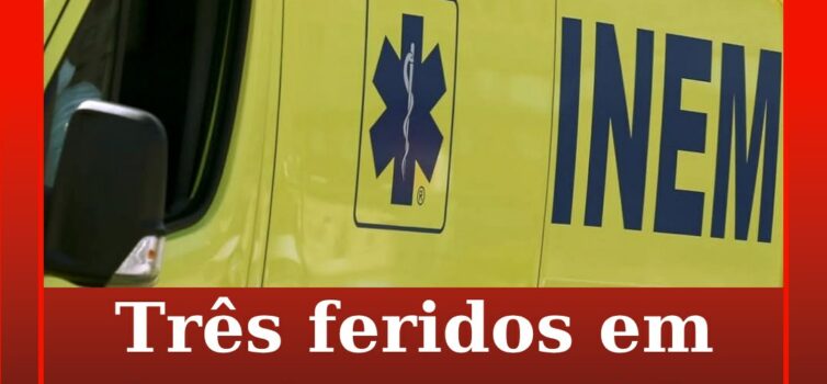 Três feridos em despiste em Vila Velha de Ródão