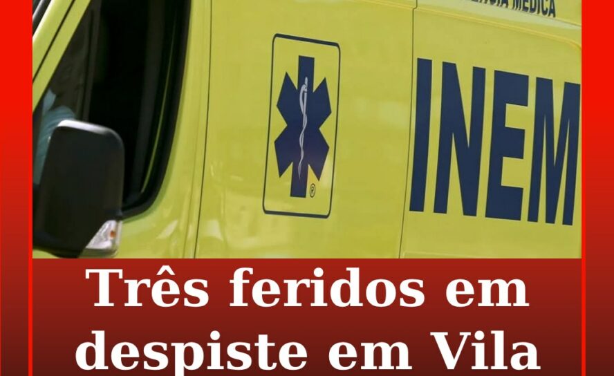 Três feridos em despiste em Vila Velha de Ródão