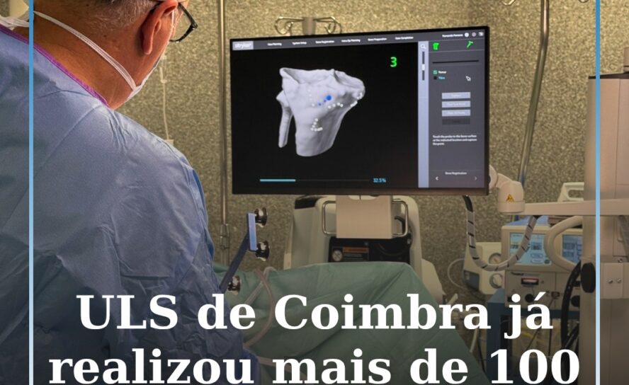 ULS de Coimbra ultrapassa 100 cirurgias robóticas de ortopedia