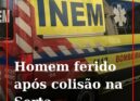Um homem de 61 anos ficou ferido esta tarde de segunda-feira, na sequência de um