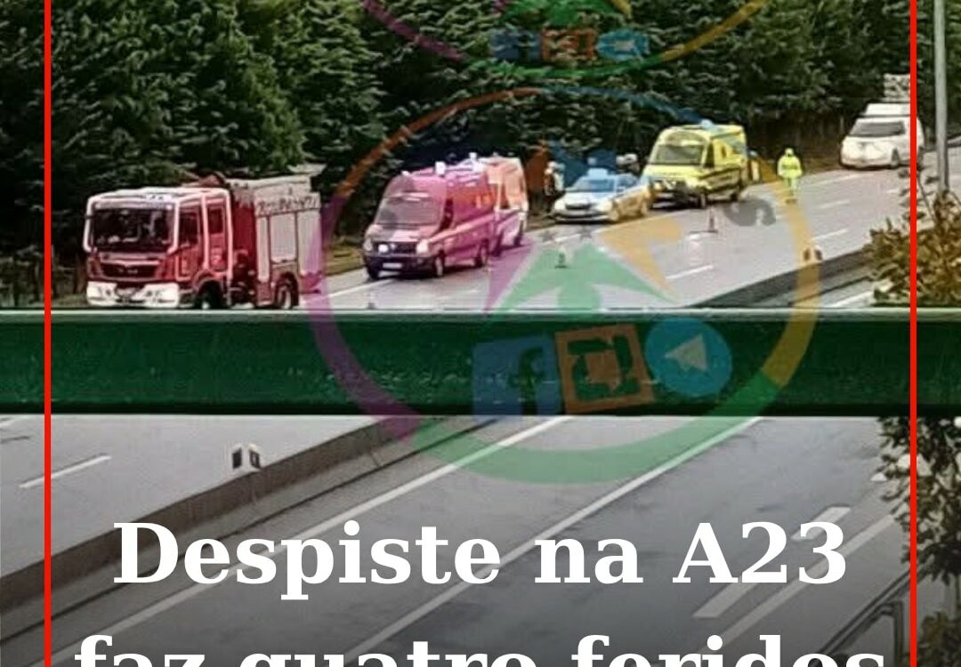 Um homem e uma mulher, bem como, duas crianças do sexo masculino, sofreram ferim