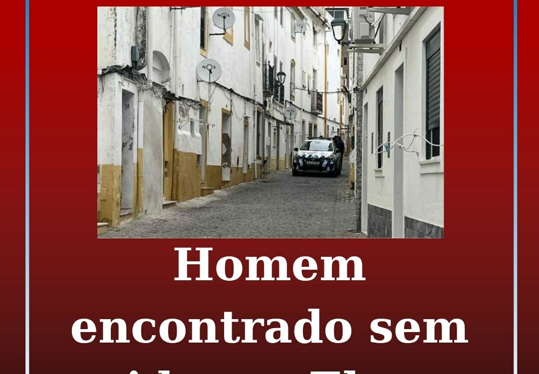 Um homem foi encontrado sem vida, na habitação em que vivia, na Rua de Três, no