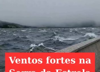 Ventos fortes na Serra da Estrela