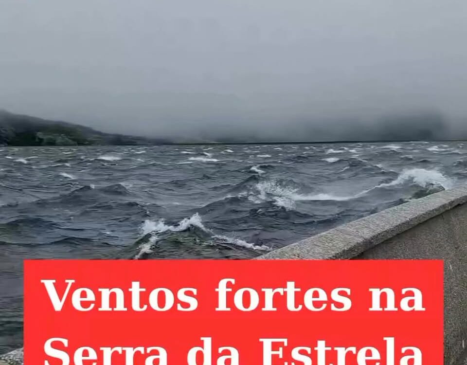 Ventos fortes na Serra da Estrela