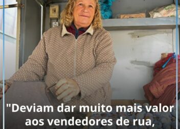 "𝗗𝗲𝘃𝗶𝗮𝗺 𝗱𝗮𝗿 𝗺𝘂𝗶𝘁𝗼 𝗺𝗮𝗶𝘀 𝘃𝗮𝗹𝗼𝗿 𝗮𝗼𝘀 𝘃𝗲𝗻𝗱𝗲𝗱𝗼𝗿𝗲𝘀 𝗱𝗲 𝗿𝘂𝗮, 𝗽𝗼𝗿𝗾𝘂𝗲 𝗲𝘀𝘁𝗮̃𝗼 𝗮 𝗮𝗰𝗮𝗯𝗮𝗿" - Fe