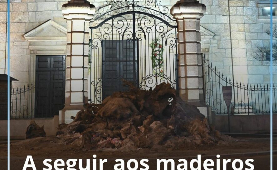 A seguir aos madeiros de Natal