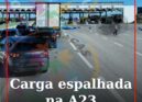 Acidente junto a Portagem da A23