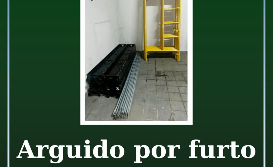 Arguido por furto de andaimes