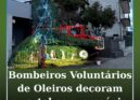Bombeiros Voluntários de Oleiros decoram quartel com presépio