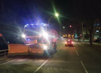 Bombeiros da Covilhã reforçam segurança nas estradas devido à formação de gelo