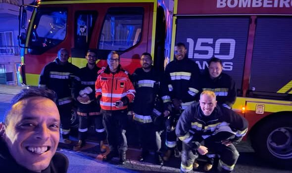 Bombeiros garantiram segurança na noite de Natal
