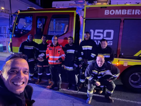 Bombeiros garantiram segurança na noite de Natal