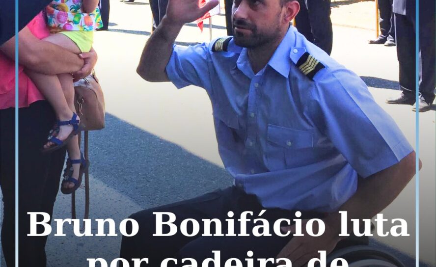 Bruno Bonifácio luta por cadeira de rodas desportiva