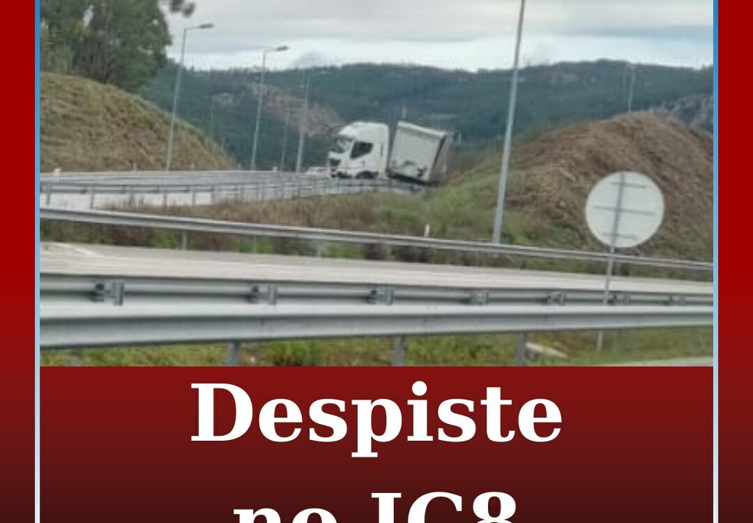 Camião despista-se no IC8