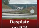 Camião despista-se no IC8