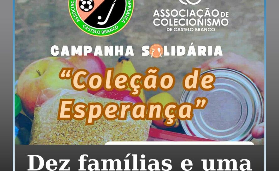 Campanha de Solidariedade "Coleção de Esperança"