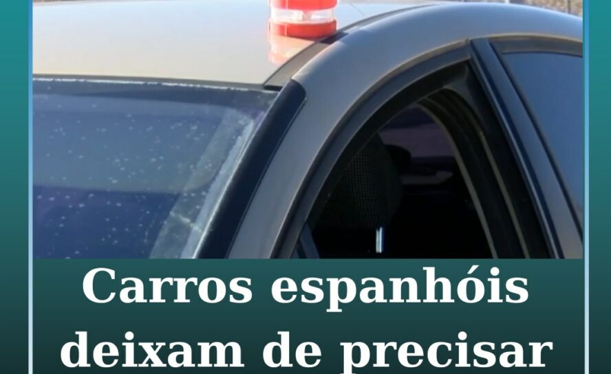 Carros espanhóis deixam de precisar de um triângulo