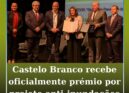 Castelo Branco recebe oficialmente prémio por projeto anti-inundações