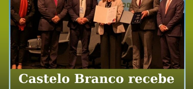 Castelo Branco recebe oficialmente prémio por projeto anti-inundações