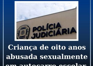 Criança de oito anos abusada sexualmente em autocarro escolar