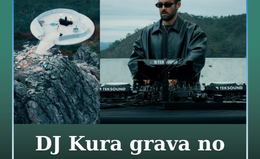 DJ Kura divulga set exclusivo gravado no Miradouro do Zebro, em Oleiros