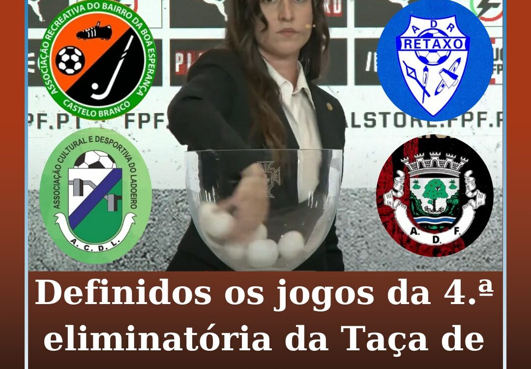 Definidos os jogos da 4.ª eliminatória da Taça de Portugal de Futsal
