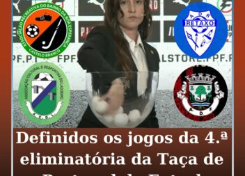 Definidos os jogos da 4.ª eliminatória da Taça de Portugal de Futsal
