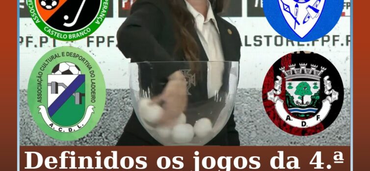 Definidos os jogos da 4.ª eliminatória da Taça de Portugal de Futsal