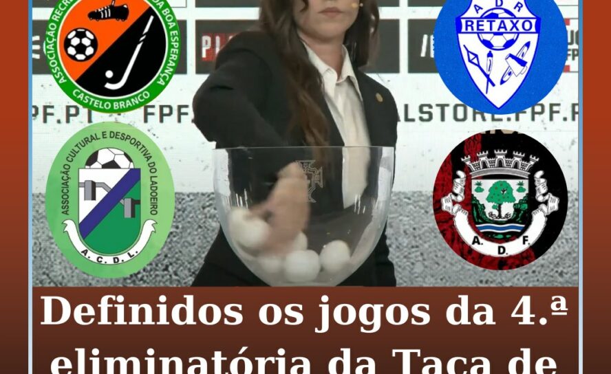 Definidos os jogos da 4.ª eliminatória da Taça de Portugal de Futsal
