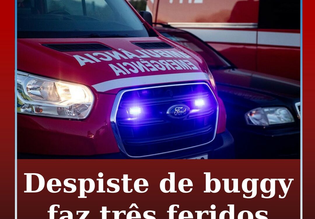 Despiste de buggy faz três feridos