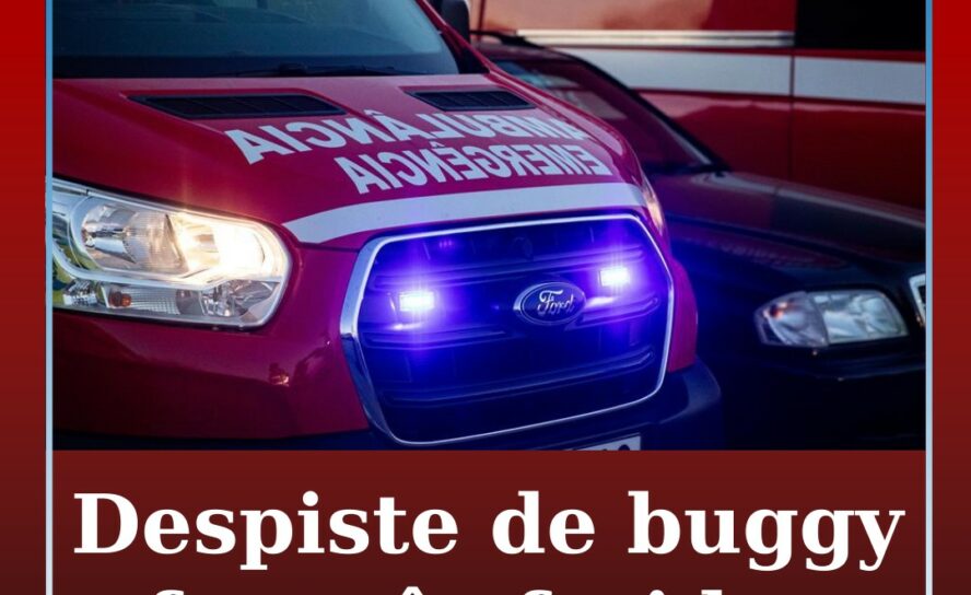 Despiste de buggy faz três feridos